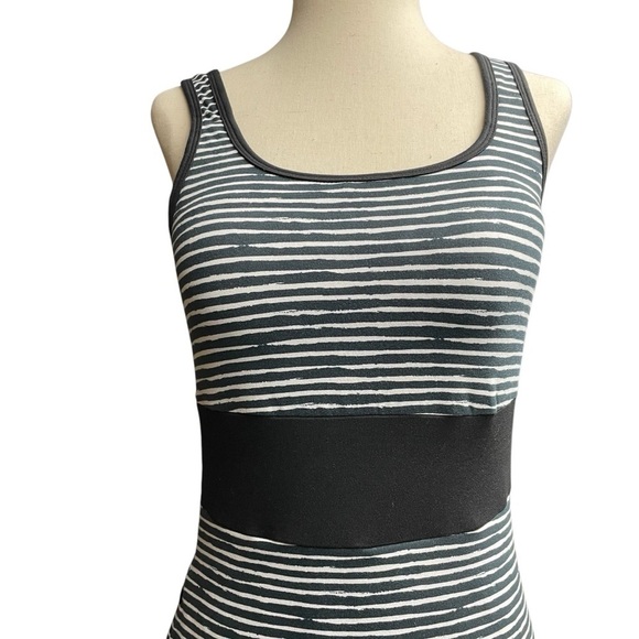 Title Nine M Connelly Dress Painted Stripe Athleisure Dress Size Small - Picture 2 of 14